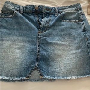 Blue jean skirt